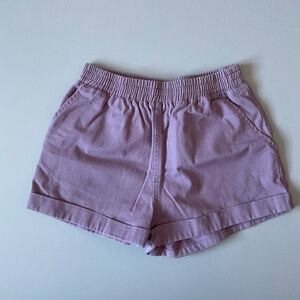 Small Purple shade of F21 shorts with pockets